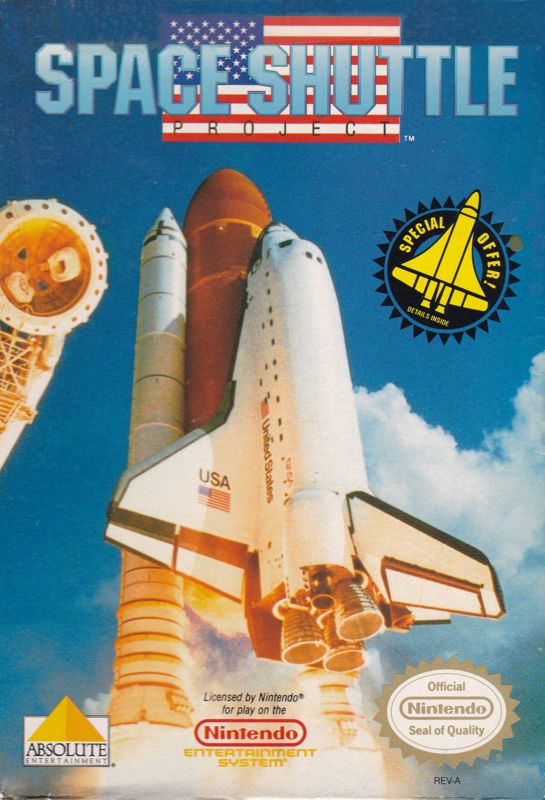Space Shuttle Project box art for NES